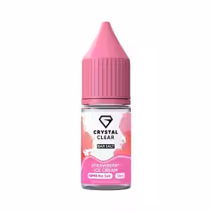 Crystal Clear Bar Salt - Nic Salt - Strawberry Ice Cream