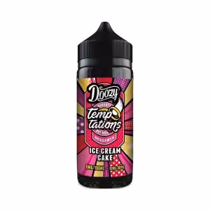 Doozy Vape Temptation Ice Cream Cake Shortfill 100ml [Ice Cream Cake]