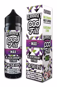 Doozy Vape - Seriously Pod Fill Max - 40ml - Blackcurrant Citrus