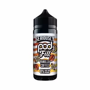 Doozy Vape Seriously Pod Fill 3 Vanilla Coffee 100ml Shortfill [Vanilla Coffee]