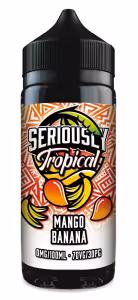 Doozy Vape Seriously Tropical Mango Banana Shortfill E-Liquid 100ml [Mango Banana]