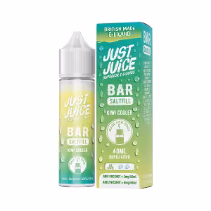 Just Juice Bar Kiwi Cooler Saltfill Shortfill 0mg 40ml