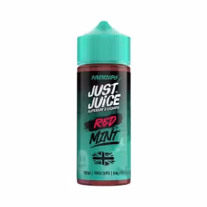 Just Juice Mint Red Shortfill E-Liquid 100ml