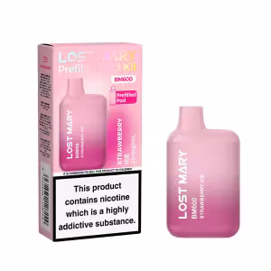 Lost Mary BM600 Strawberry Ice Pre-filled Pod Kit 20mg 600 Puffs