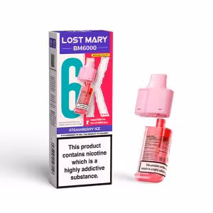 Lost Mary BM6000 Pod & Refill - Strawberry Ice