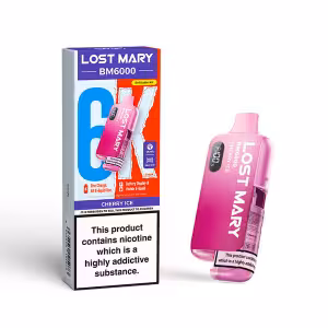 Lost Mary BM6000 Cherry Ice Pre-Filled Pod Kit 6000 Puffs 20mg Nic Salt