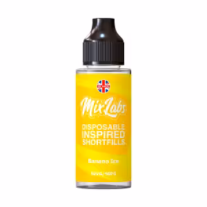 Mix Labs E-Liquid 100ml Banana Ice [0mg] [Banana Ice]
