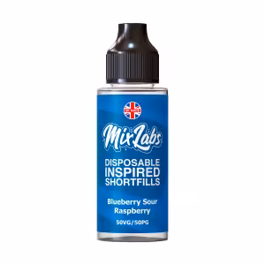 Mix Labs E-Liquid 100ml Blueberry Sour Raspberry [0mg] [Blueberry Sour Raspberry]