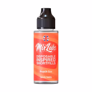 Mix Labs E-Liquid 100ml Peach Ice [0mg]