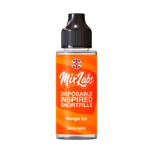 Mix Labs Shortfill E-Liquid 100ml [Mango Ice]