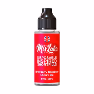 Mix Labs E-Liquid 100ml Strawberry Raspberry Cherry Ice [0mg] [Strawberry Raspberry Cherry Ice]