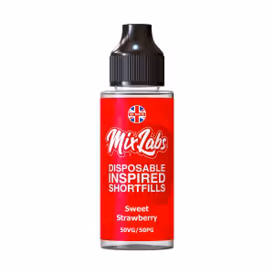 Mix Labs E-Liquid 100ml Sweet Strawberry [0mg] [Sweet Strawberry]