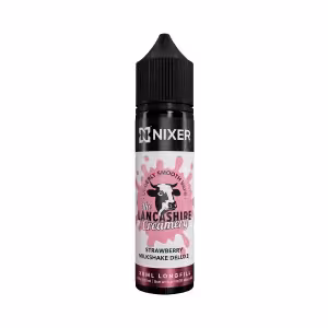 Nixer The Lancashire Creamery Strawberry Milkshake Deluxe Longfill 30ml