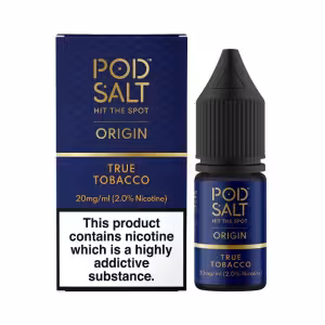 Pod Salt Origin - Nic Salt - True Tobacco