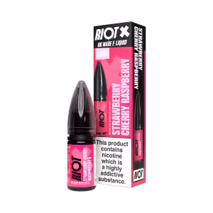 Riot Nic Salt X Strawberry, Cherry & Raspberry [5mg]