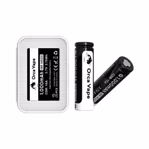 San Dynasty 1000mAh 14500 Rechargeable Battery Twin Pack