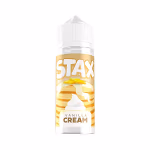 Stax Vanilla Cream Shortfill E-Liquid 100ml