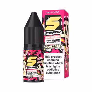 Strapped Reloaded Nic Salt Rhubarb & Custard [5mg]