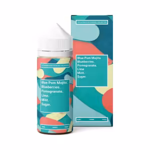 Supergood Blue Pom Mojito Shortfill E-Liquid 100ml