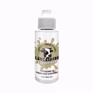 The Lancashire Creamery Pistachio & Hazelnut Custard Shortfill E-Liquid 100ml