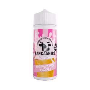 The Lancashire Creamery Raspberry Ripple Shortfill E-Liquid 100ml