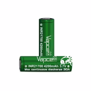 Vapcell 4200mAh 21700 INR Rechargeable Battery 1 Pack