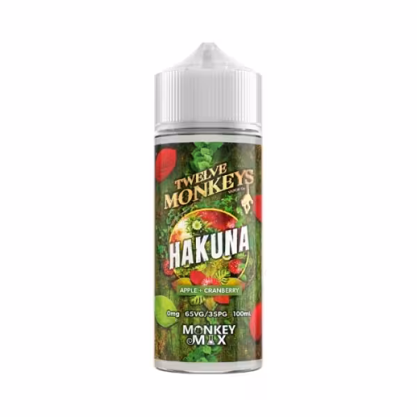 Twelve Monkeys Hakuna Shortfill E-Liquid 100ml