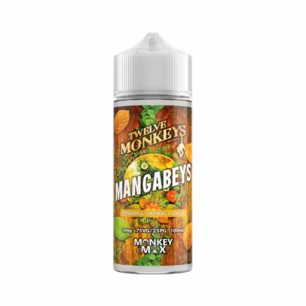 Twelve Monkeys Mangabeys Shortfill E-Liquid 100ml