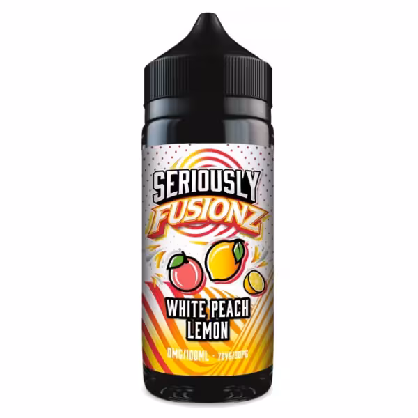 Doozy Vape Seriously Fusionz White Peach Lemon Shortfill E-Liquid 100ml