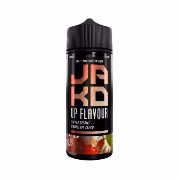 JAKD Clotted Dreams Strawberry Cream 100ml Shortfill