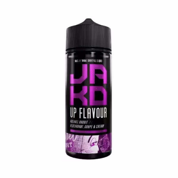 JAKD Rachael Rabbit Redcurrant, Grape & Cherry Shortfill E-Liquid 100ml