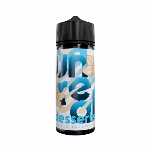 Unreal Desserts Vanilla Cheesecake Shortfill E-Liquid 100ml