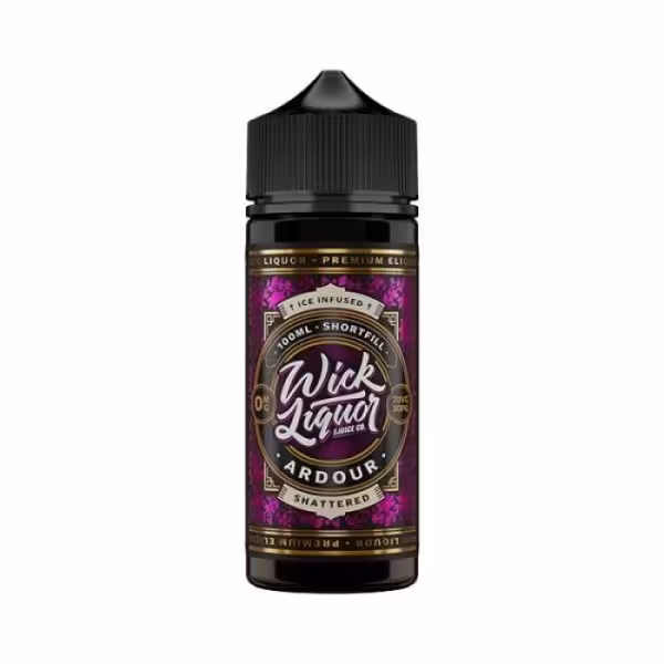 Wick Liquor Ardour Shattered Shortfill E-liquid 100ml