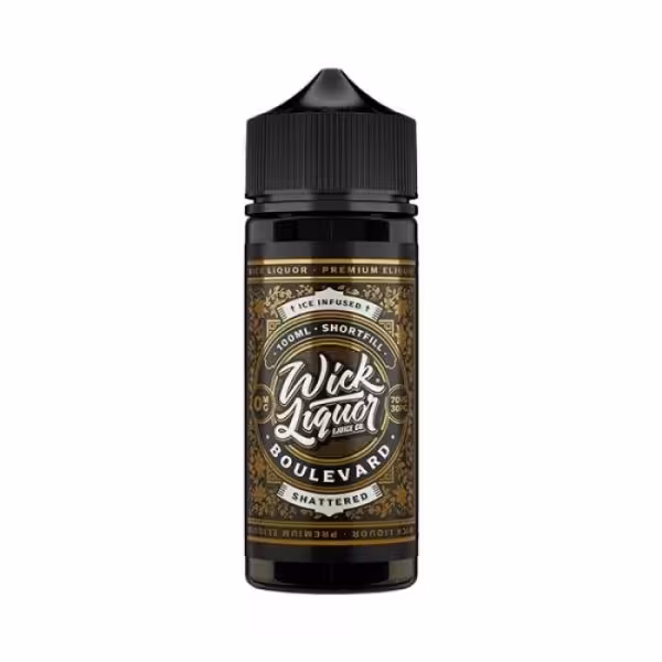 Wick Liquor Boulevard Shattered Shortfill E-Liquid 100ml