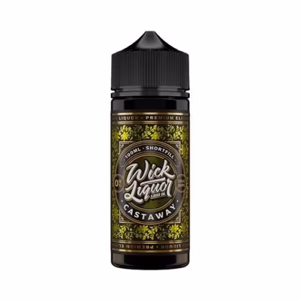 Wick Liquor Castaway Shortfill E-Liquid 100ml