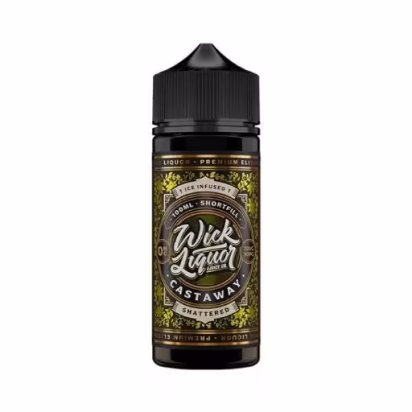 Wick Liquor Castaway Shattered Shortfill 100ml
