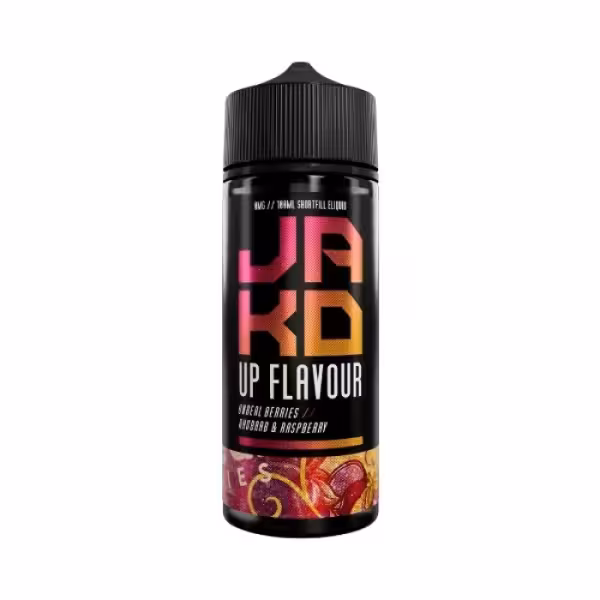 JAKD Unreal Berries Rhubarb & Raspberry Shortfill 100ml