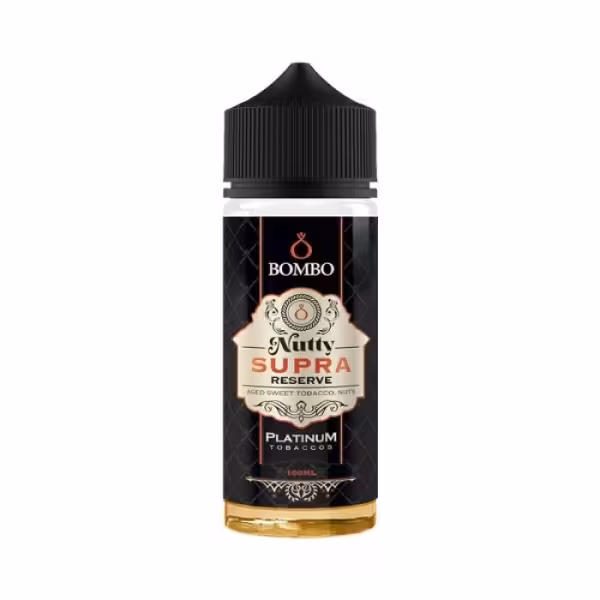 Bombo Platinum Tobaccos Nutty Supra Reserve Shortfill 100ml