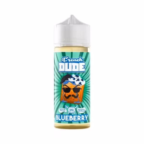 French Dude Blueberry Shortfill E-Liquid 100ml