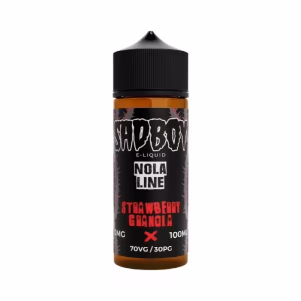 Sadboy NOLA Strawberry Granola Shortfill E-Liquid 100ml