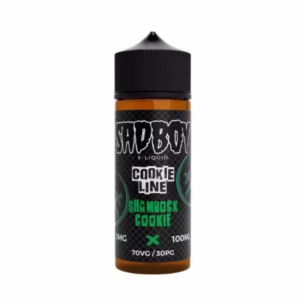 Sadboy Shamrock Cookie Shortfill E-Liquid 100ml