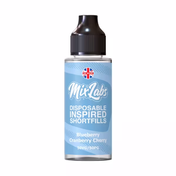 Mix Labs E-Liquid 100ml Blueberry Cranberry Cherry [0MG]
