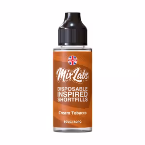 Mix Labs E-Liquid 100ml Cream Tobacco [0mg]