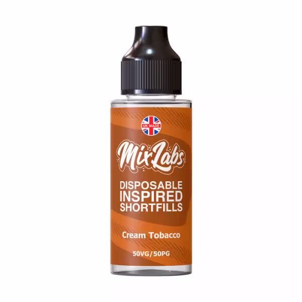 Mix Labs E-Liquid 100ml Cream Tobacco [0mg]