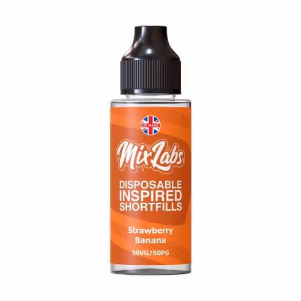 Mix Labs E-Liquid 100ml Strawberry Banana