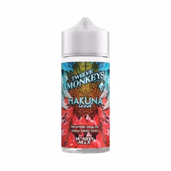 Twelve Monkeys Ice Age Hakuna Iced Shortfill E-Liquid 100ml