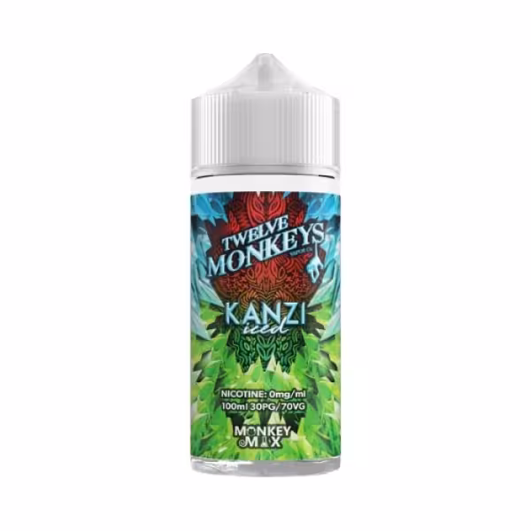 Twelve Monkeys Ice Age Kanzi Iced Shortfill E-Liquid 100ml