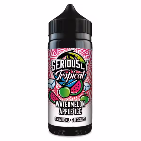 Doozy Vape Seriously Tropical Watermelon Apple Ice Shortfill E-Liquid 100ml [Watermelon Apple Ice]