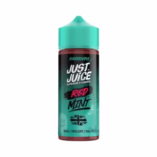 Just Juice Mint Red Shortfill E-Liquid 100ml