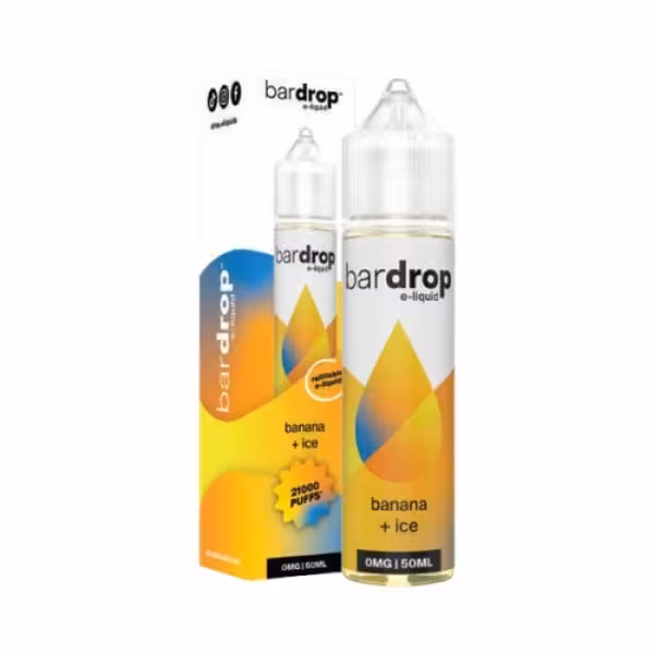 Drop E-liquid Bar Drop Banana Ice Shortfill 50ml